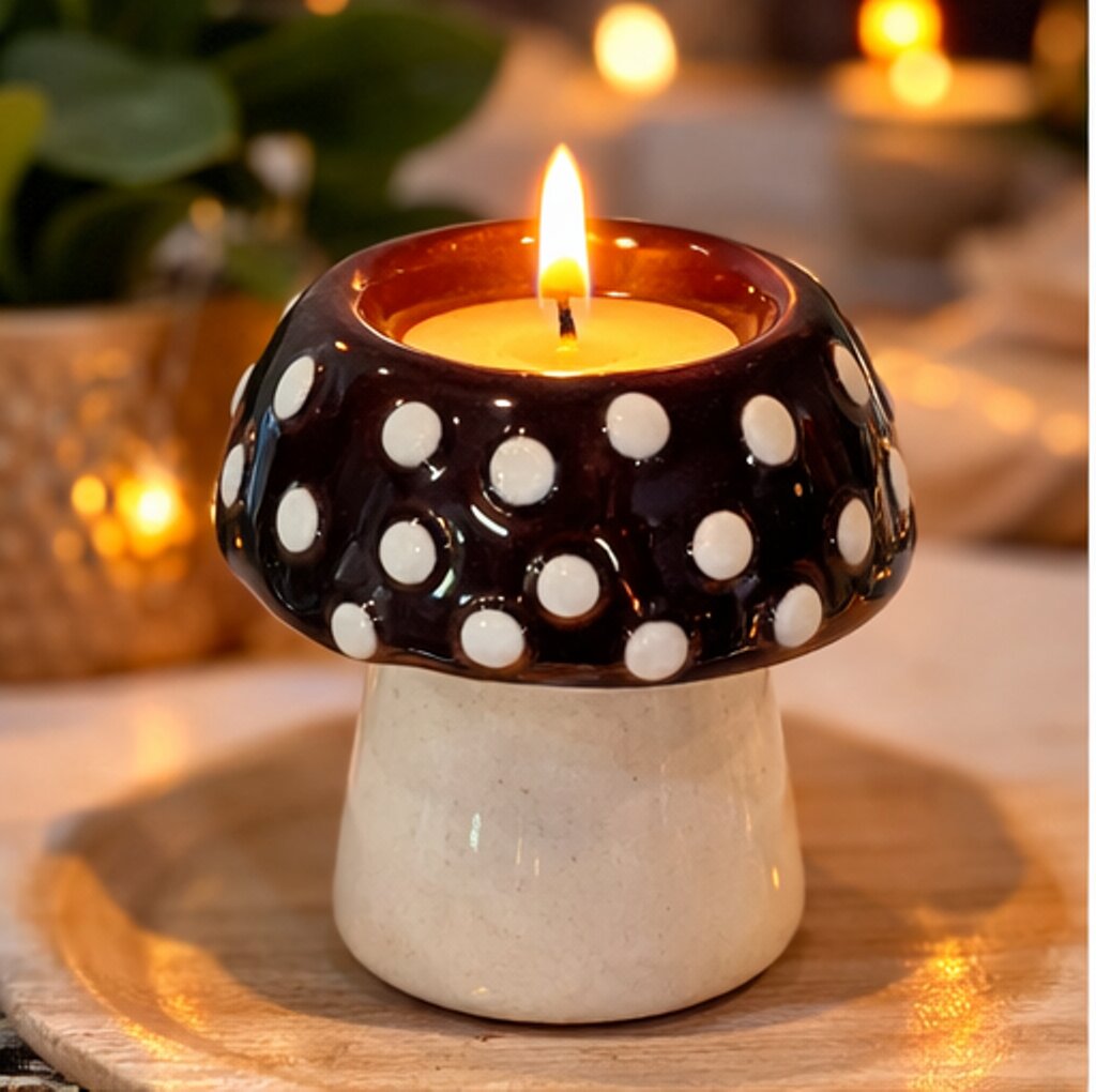 Ceramic Tea Light Candle Holder for Home Decoration