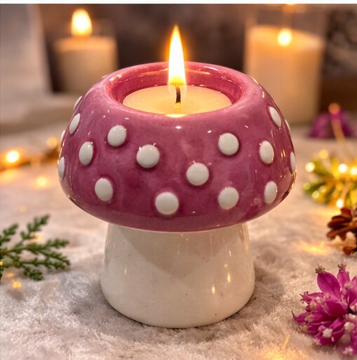 Ceramic Tea Light Candle Holder for Home Decoration